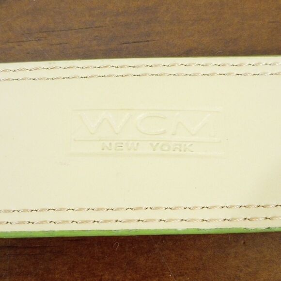 WCM Italian Leather Snake Skin Belt, 31\